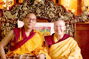 Kundeling Rinpoche und Lama Dechen